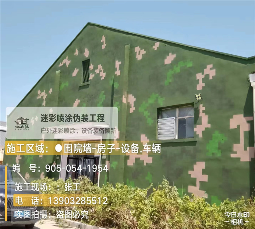 钦州外墙数码迷彩漆施工报价清单（100㎡标准墙面测算）